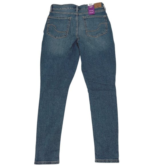 Levi Strauss Gold | Women's Mid Rise Skinny Jeans | Blue | Size W29 x L28 - Picture 2 of 2